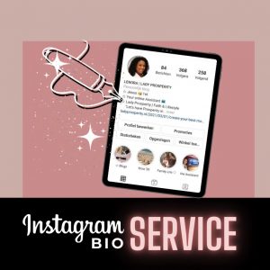 VA services | Instagram bio service