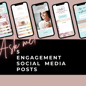 Ask me | 5 Engagement social media posts